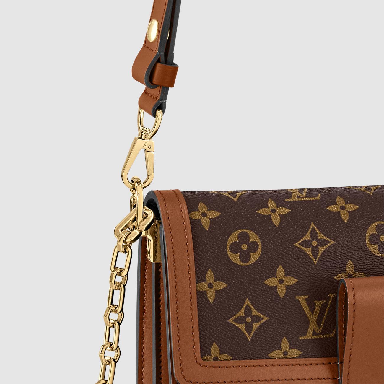 Túi Louis Vuitton Dauphine Nữ MM Nâu